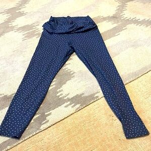 Nike Dri-fit dark blue stretch, leggings, size medium